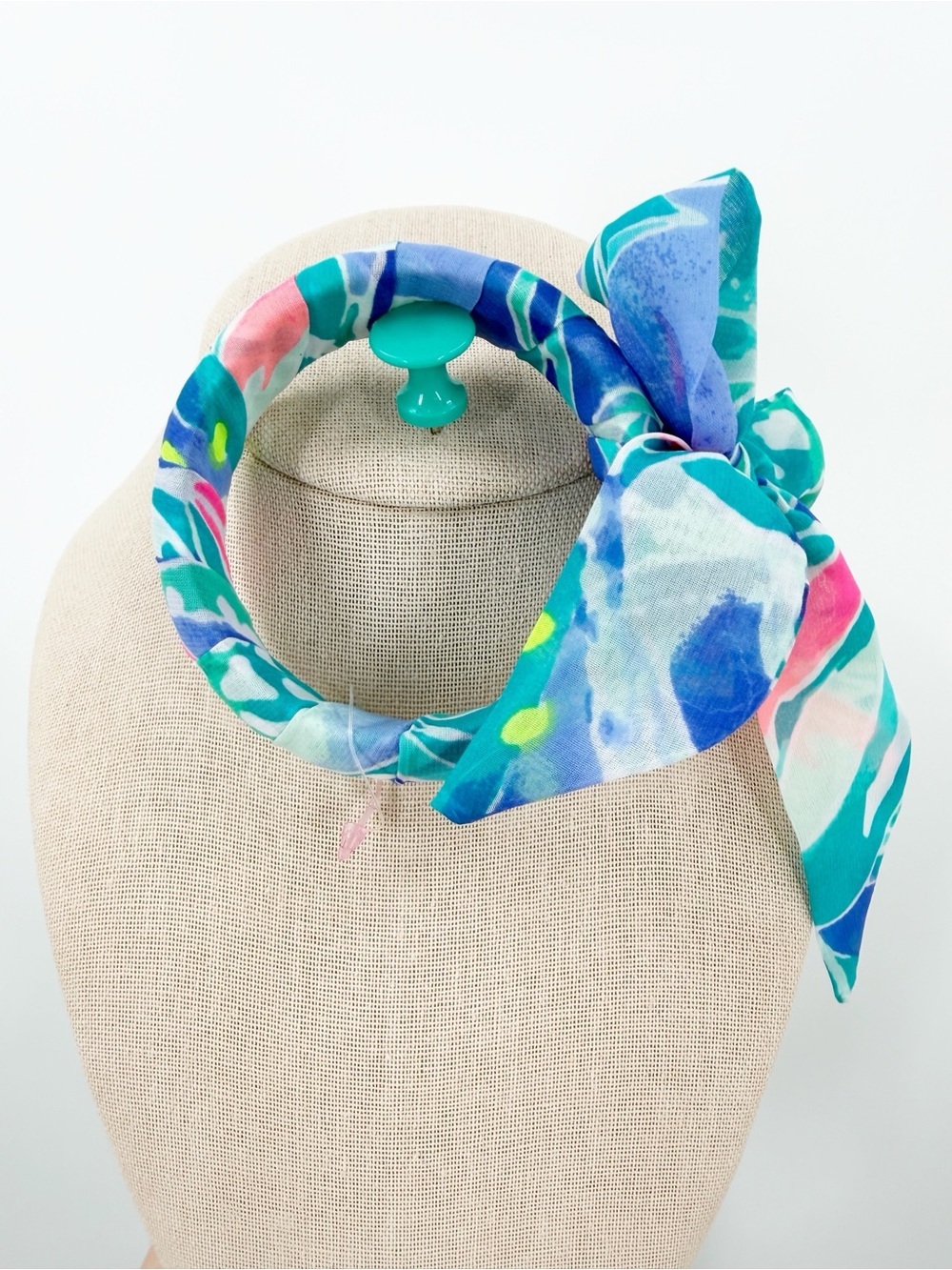 Lilly Pulitzer Fabric Wrapped Bangle Bracelet